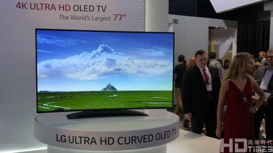 LG推出77英寸4K级曲面OLED电视 亮瞎双眼